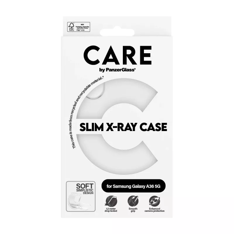 PanzerGlass CARE™ by ® X-Ray Dėklas Samsung Galaxy A36 5G, Skaidrus