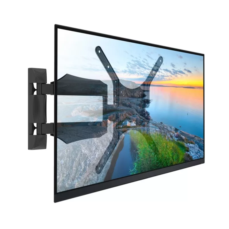 Techly ICA-PLB 271M televizoriaus tvirtinimas prie sienos 25-52 colių, sukamas ir pakreipiamas, plonas, 40 kg, juodas