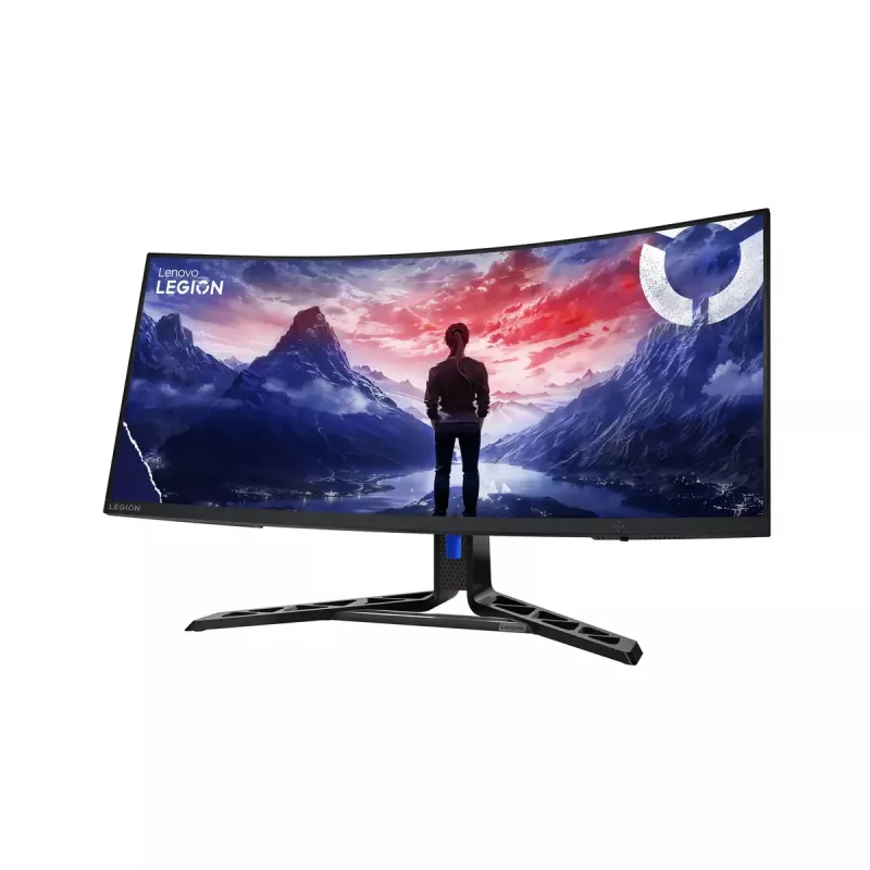 Monitorius Lenovo Legion R34w-30 34 colių lenktas WQHD (3440×1440), VA, 5 ms, 180 Hz, HDR10, FreeSync Premium, VESA