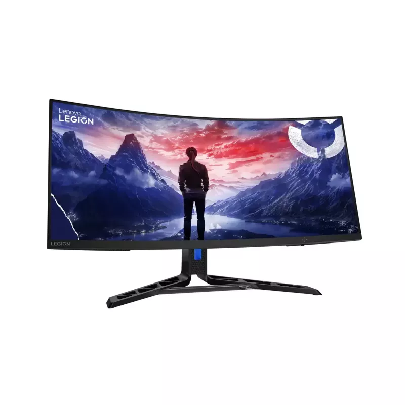Monitorius Lenovo Legion R34w-30 34 colių lenktas WQHD (3440×1440), VA, 5 ms, 180 Hz, HDR10, FreeSync Premium, VESA