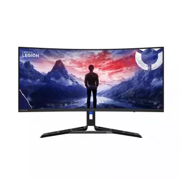 Monitorius Lenovo Legion R34w-30 34 colių lenktas WQHD (3440×1440), VA, 5 ms, 180 Hz, HDR10, FreeSync Premium, VESA
