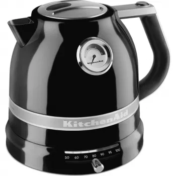 Elektrinis virdulys KITCHENAID 5KEK1522EOB 1,5 L 2400 W juodas, 7 temperatūros nustatymai, nerūdijantis plienas/aliuminis