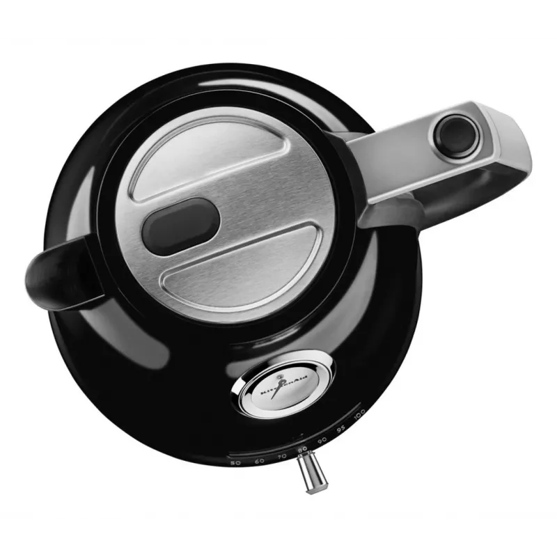 Elektrinis virdulys KITCHENAID 5KEK1522EOB 1,5 L 2400 W juodas, 7 temperatūros nustatymai, nerūdijantis plienas/aliuminis