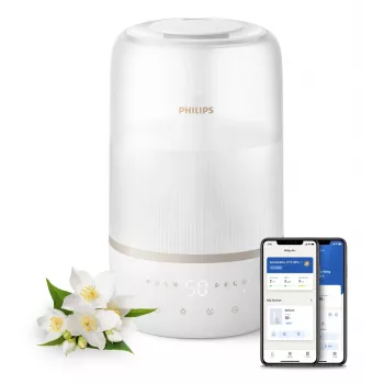 Philips 1000 serijos HU1510/04 drėkintuvas Ultragarsinis 3 L Baltas 19 W