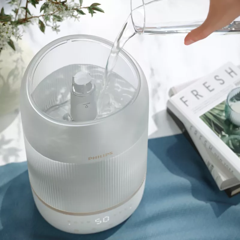 Philips 1000 serijos HU1510/04 drėkintuvas Ultragarsinis 3 L Baltas 19 W