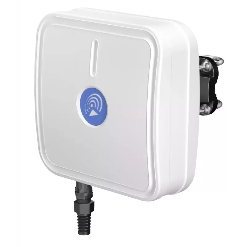 Kryptinė antena QuWireless QuMax PoE/LAN, daugiajuostė 0.694–2.7 GHz, iki 6 dBi, balta