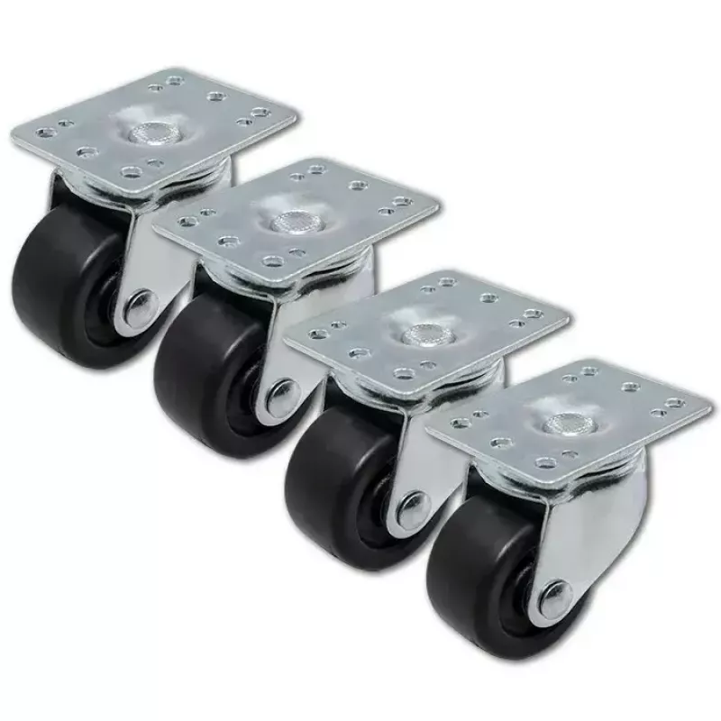 Ratlankiai stelažui QOLTEC 4 vnt. be fiksavimo modelis 54508