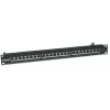 Intellinet Patch Panel, Cat6, FTP, 24 prievadų, 1U, ekranuotas, 90° viršutiniai punch-down blokai, juodas