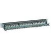Intellinet Patch Panel, Cat6, FTP, 24 prievadų, 1U, ekranuotas, 90° viršutiniai punch-down blokai, juodas