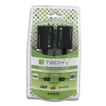 Techly HDMI stiprintuvas Cat5e / Cat6 kompaktiškas 30 m IDATA EXT-E30D