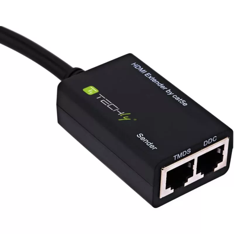 Techly HDMI stiprintuvas Cat5e / Cat6 kompaktiškas 30 m IDATA EXT-E30D