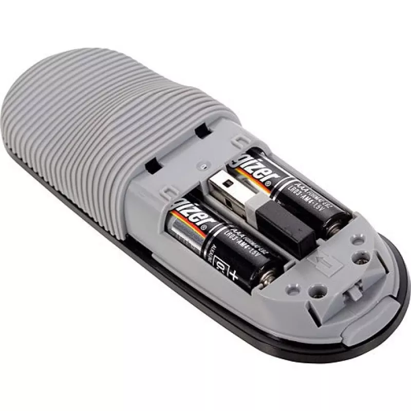Belaidis pristatymo pultelis Targus AMP13EU, 2.4 GHz, 15 m veikimo atstumas, juoda/pilka