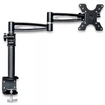 Techly ICA-LCD 502BK stovas monitoriui ant stalo, ilga ranka, pakreipimas, 13-27 colių