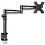 Techly ICA-LCD 502BK stovas monitoriui ant stalo, ilga ranka, pakreipimas, 13-27 colių