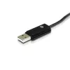 Conceptronic USB kabelis optiniam diskui dalintis, 1,8 m, juodas, USB A / USB A, vyriškas/vyriškas, 20 g