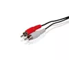 Conceptronic RCA garso kabelis, 5 m, juodas