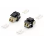 Equip šviesolaidinis keystone adapteris, LC Duplex, LC/LC, smėlio/juodos spalvos, 17,8 mm, 29 mm, 16,1 mm, 6,5 g