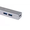 Equip 128958 USB-C į 4 prievadų USB 3.0 šakotuvas, USB 3.2 Gen 1, USB Type-A, 5 Gbps