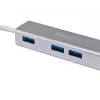 Equip 128958 USB-C į 4 prievadų USB 3.0 šakotuvas, USB 3.2 Gen 1, USB Type-A, 5 Gbps