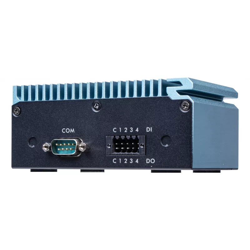Shuttle Edge PC SPCEL02, Intel Celeron J6412, 1x HDMI, 2x 2.5G LAN, 1x COM, DIO (4x įėjimai, 4x išėjimai), 3x USB, 2x M.2, 12-24V, 24/7 nuolatinis darbas, be ventiliatoriaus, komplekte VESA ir DIN-RAIL laikikliai