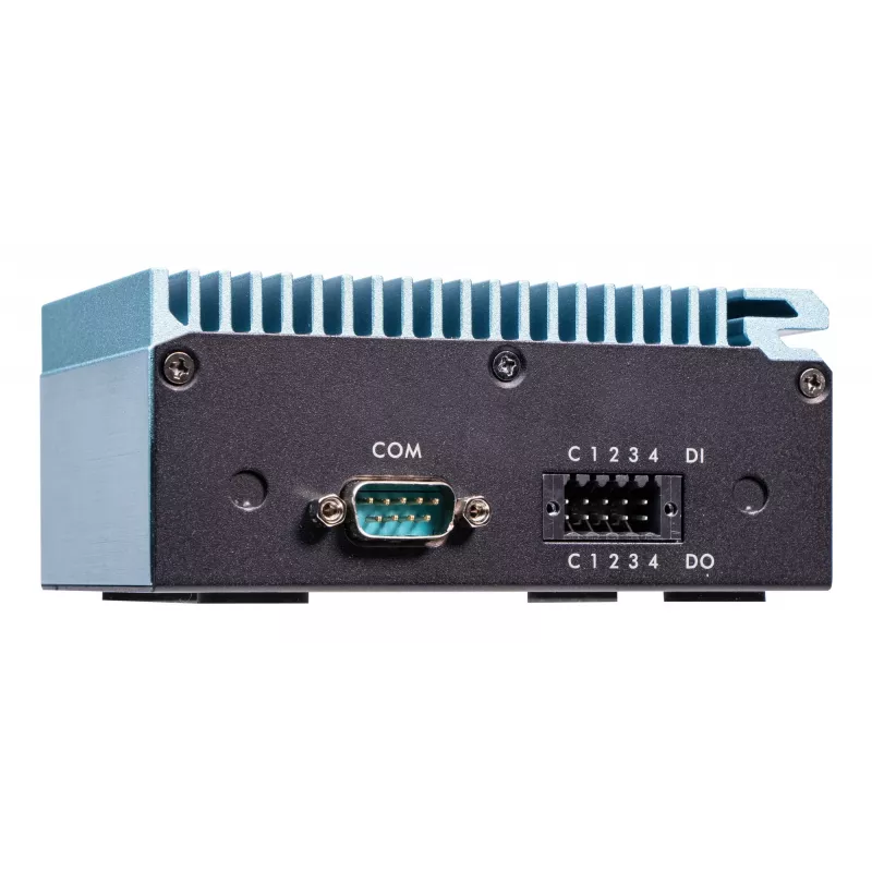 Shuttle Edge PC SPCEL02, Intel Celeron J6412, 1x HDMI, 2x 2.5G LAN, 1x COM, DIO (4x įėjimai, 4x išėjimai), 3x USB, 2x M.2, 12-24V, 24/7 nuolatinis darbas, be ventiliatoriaus, komplekte VESA ir DIN-RAIL laikikliai