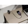 Neomounts DS22-840BL6 VOLT stalinis lizdas su spaustuku, USB-C ir USB-A prievadais - greitas įkrovimas