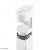 Neomounts DS22-840WH6 stalinis kištukinis lizdas su spaustuku, USB-C ir USB-A prievadais – greitas įkrovimas