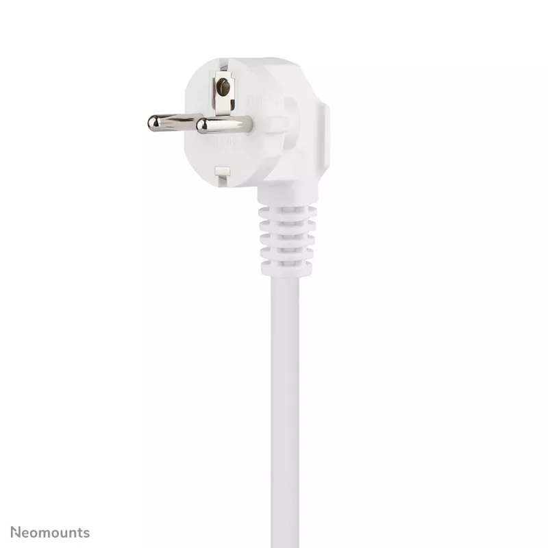 Neomounts DS22-840WH6 stalinis kištukinis lizdas su spaustuku, USB-C ir USB-A prievadais – greitas įkrovimas