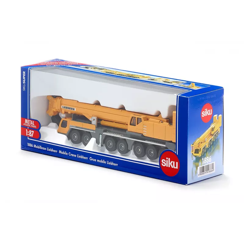 Siku Super 1886 Liebherr autokrano miniatiūra, 1:87, oranžinė