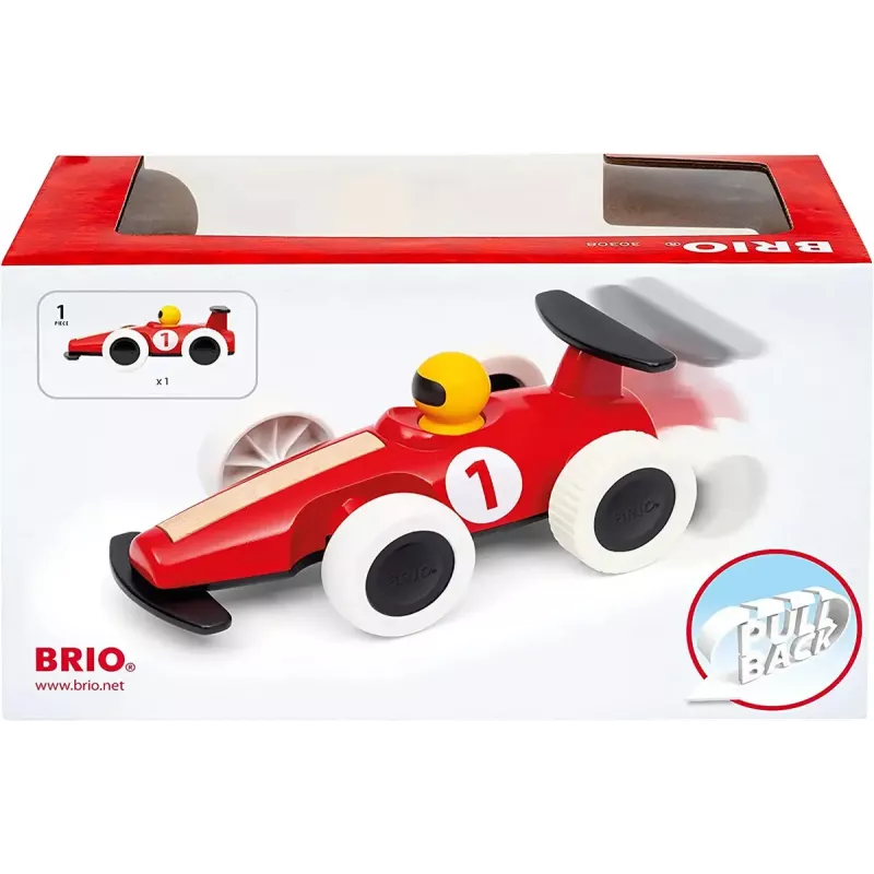 Žaislinis automobilis Ravensburger BRIO Pull Back Motorized Big Race Car