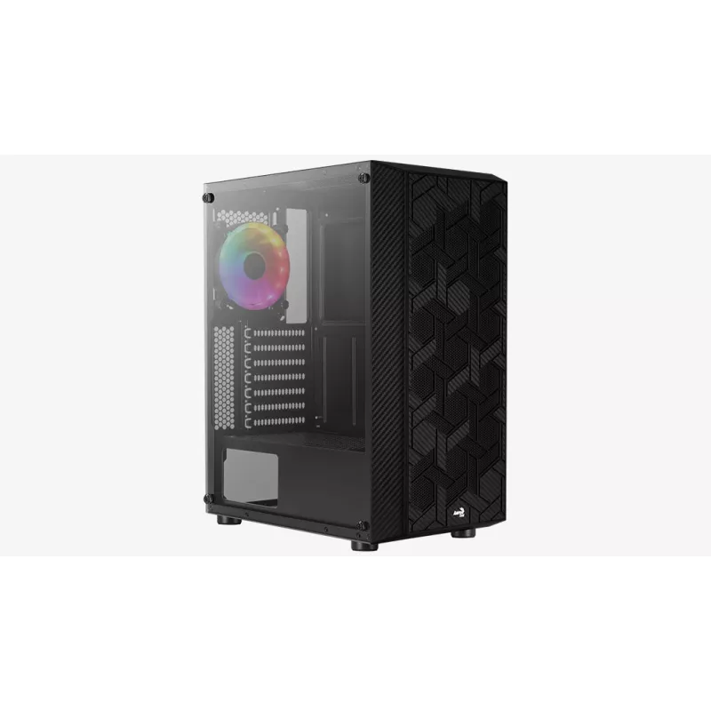 Aerocool Hive-G-BK-v3 Midi Tower Korpusas Juodas