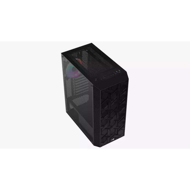 Aerocool Hive-G-BK-v3 Midi Tower Korpusas Juodas