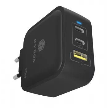 Įkroviklis patalpoms ICY BOX IB-PS1030-PD Universal Black Greitasis įkrovimas