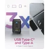 Įkroviklis patalpoms ICY BOX IB-PS1030-PD Universal Black Greitasis įkrovimas