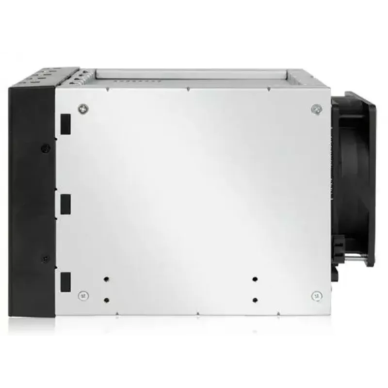 Icy Dock MB155SP-B juodas – 5 vnt. 3,5 inch SATA III diskų lentyna 3 x 5,25 inch lizduose su karšto keitimo krepšeliais