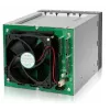 Icy Dock MB155SP-B juodas – 5 vnt. 3,5 inch SATA III diskų lentyna 3 x 5,25 inch lizduose su karšto keitimo krepšeliais
