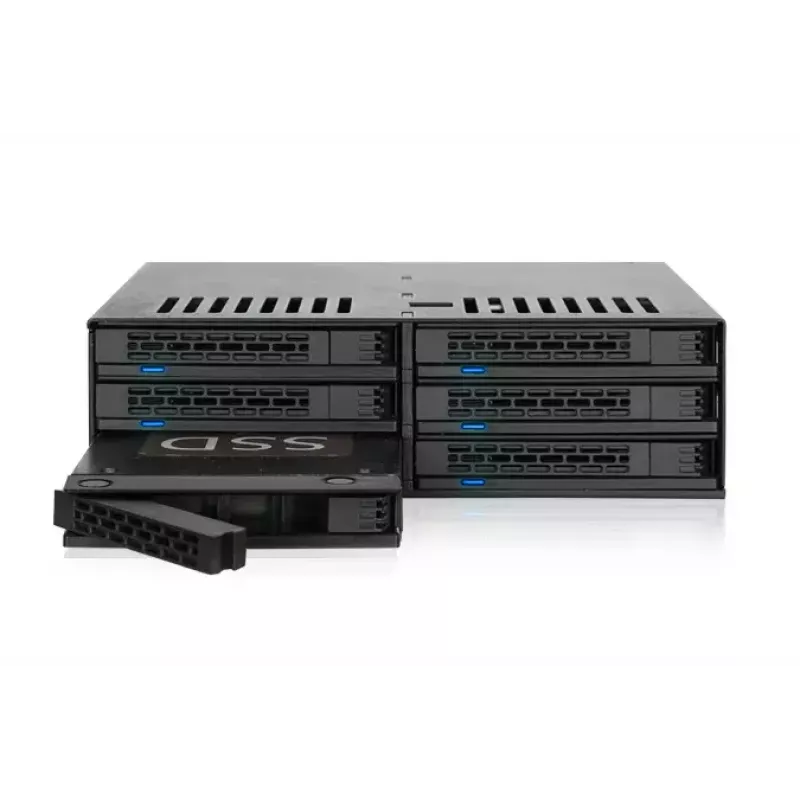 Diskų masyvas Icy Dock MB326SP-B 0 TB 1U stovo juodas