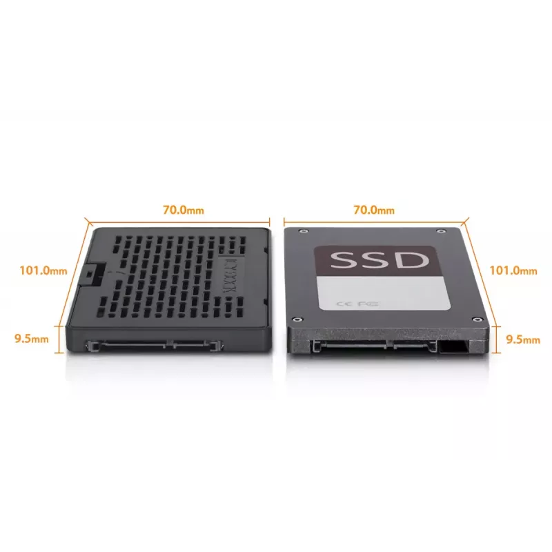 Sąsajos kortelė Icy Dock MB703M2P-B M.2 SSD integravimui