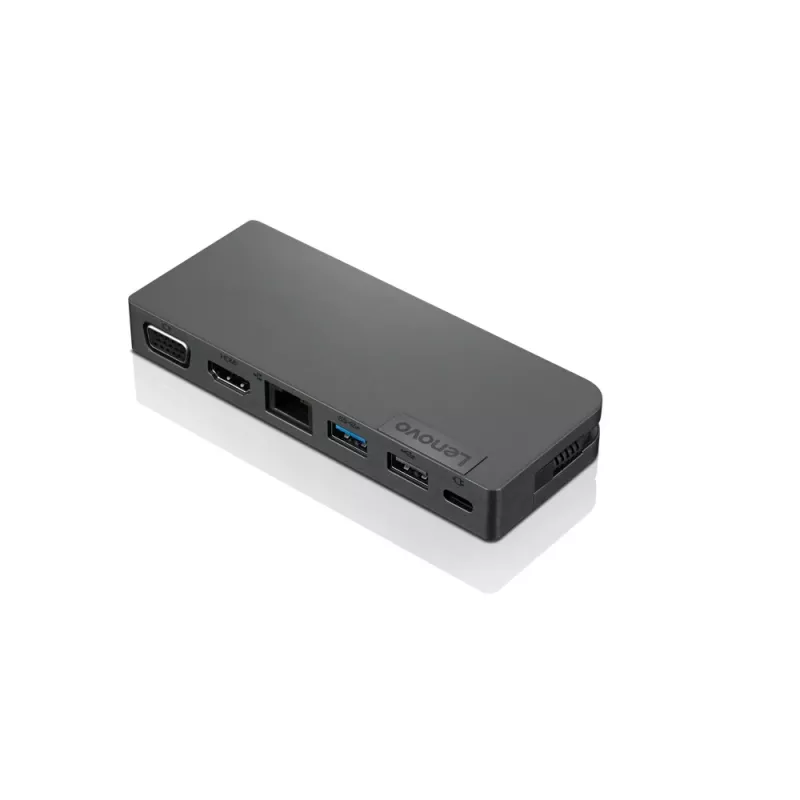 Lenovo 4X90S92381 Powered USB-C Travel Hub prijungimo stotelė, VGA, HDMI, 13 W, Iron Grey