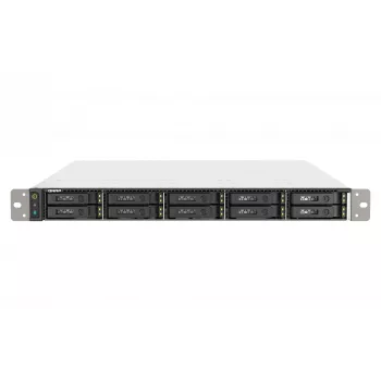 QNAP TS-h1090FU NAS stelažas (1U) EPYC 7232P 64 GB DDR4 0 TB QuTS hero Juoda, Pilka