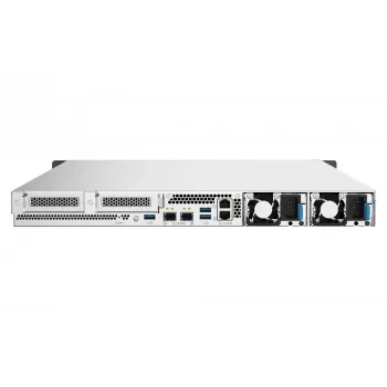 QNAP TS-h1090FU NAS stelažas (1U) EPYC 7232P 64 GB DDR4 0 TB QuTS hero Juoda, Pilka