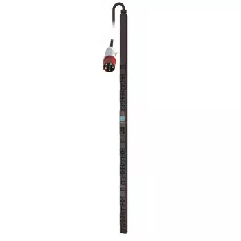 APC NetShelter Metered Rack PDU AP8886, 0U, 3 fazės, 22kW 230V 32A arba 17,3kW 230V 24A, 30x C13 ir 12x C19 lizdai, IEC 309 3P+N+PE laidas
