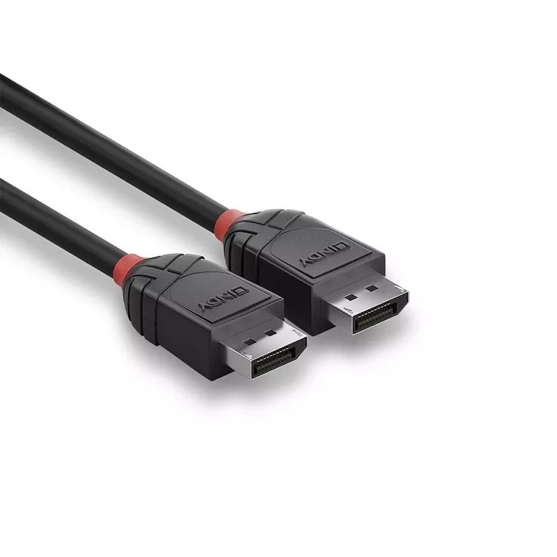Lindy 1m DisplayPort 1.2 kabelis, Black Line
