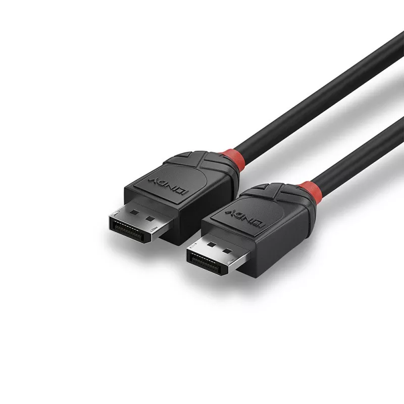 Lindy 1m DisplayPort 1.2 kabelis, Black Line
