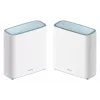 D-Link EAGLE PRO AI AX3200 tinklo sistema (3 vnt.), balta, Vidinė, Tinklo sistema, Maitinimas, Būsena, 740 m², Dviejų juostų (2,4 GHz / 5 GHz)