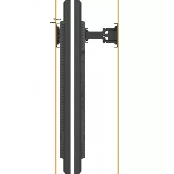 Laikiklis iiyama MD-WM0001 vaizdo sieniniam ekranui 165,1 cm (65 col.) Juodas