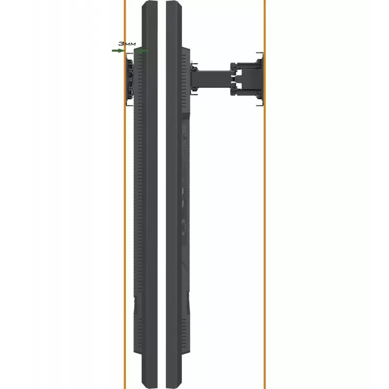 Laikiklis iiyama MD-WM0001 vaizdo sieniniam ekranui 165,1 cm (65 col.) Juodas