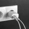 Vidinis įkroviklis Lindy 73413 universalus AC 100–240V, išėjimas 12V 3A, USB-A + USB-C, baltas