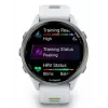 Garmin Forerunner 970 Titanium 010-02969-11 sportinis išmanusis laikrodis, Whitestone/Amp Yellow spalvų