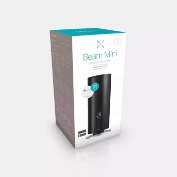 Drėkintuvas Duux Beam Mini 2 Ultragarsinis — 3 L vandens talpa, LED ekranas, Juodas
